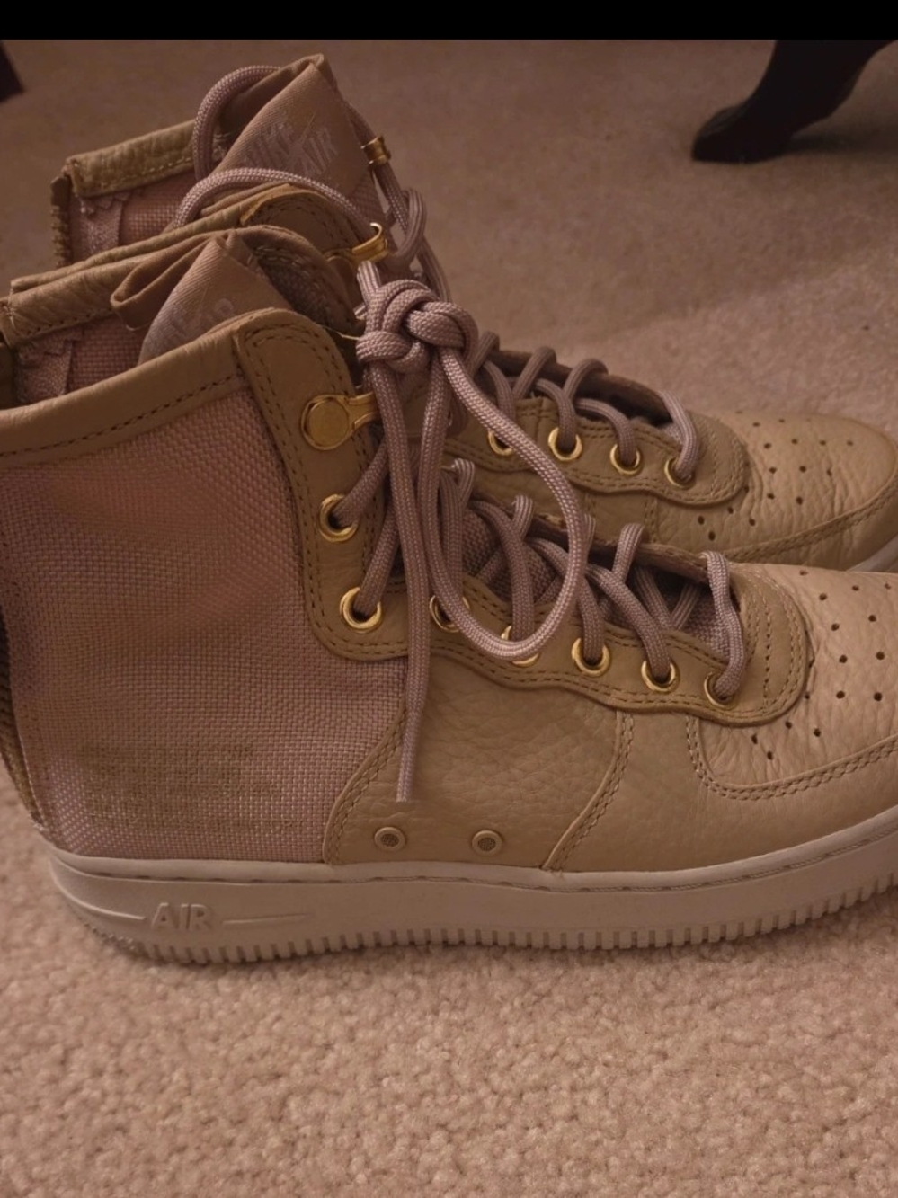 Womens Nike SF Air Force 1 Mid Mushroom